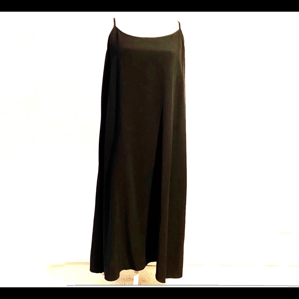 Eileen Fisher Spaghetti strap Cami Dress Black